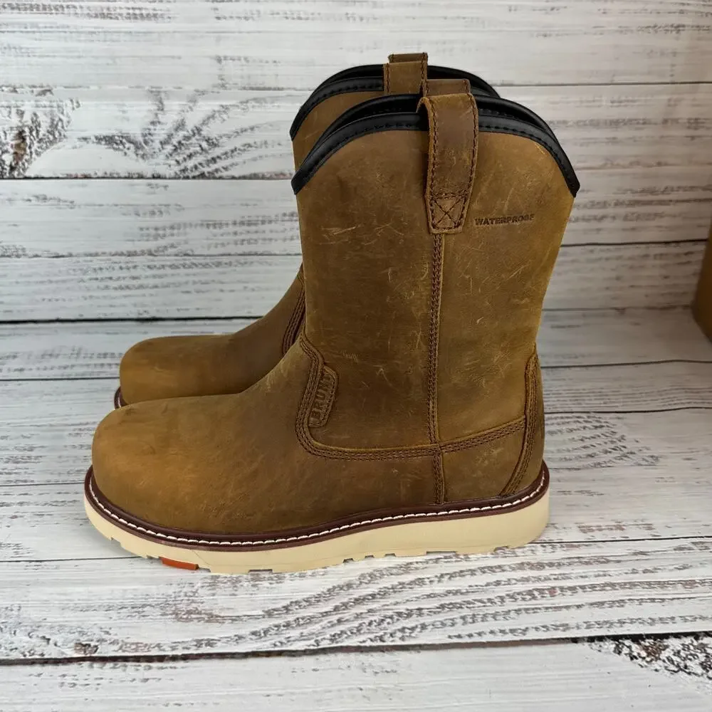 Brunt Bolduc Mens 7 D/E+ Comp Toe Waterproof Work Boots Brown